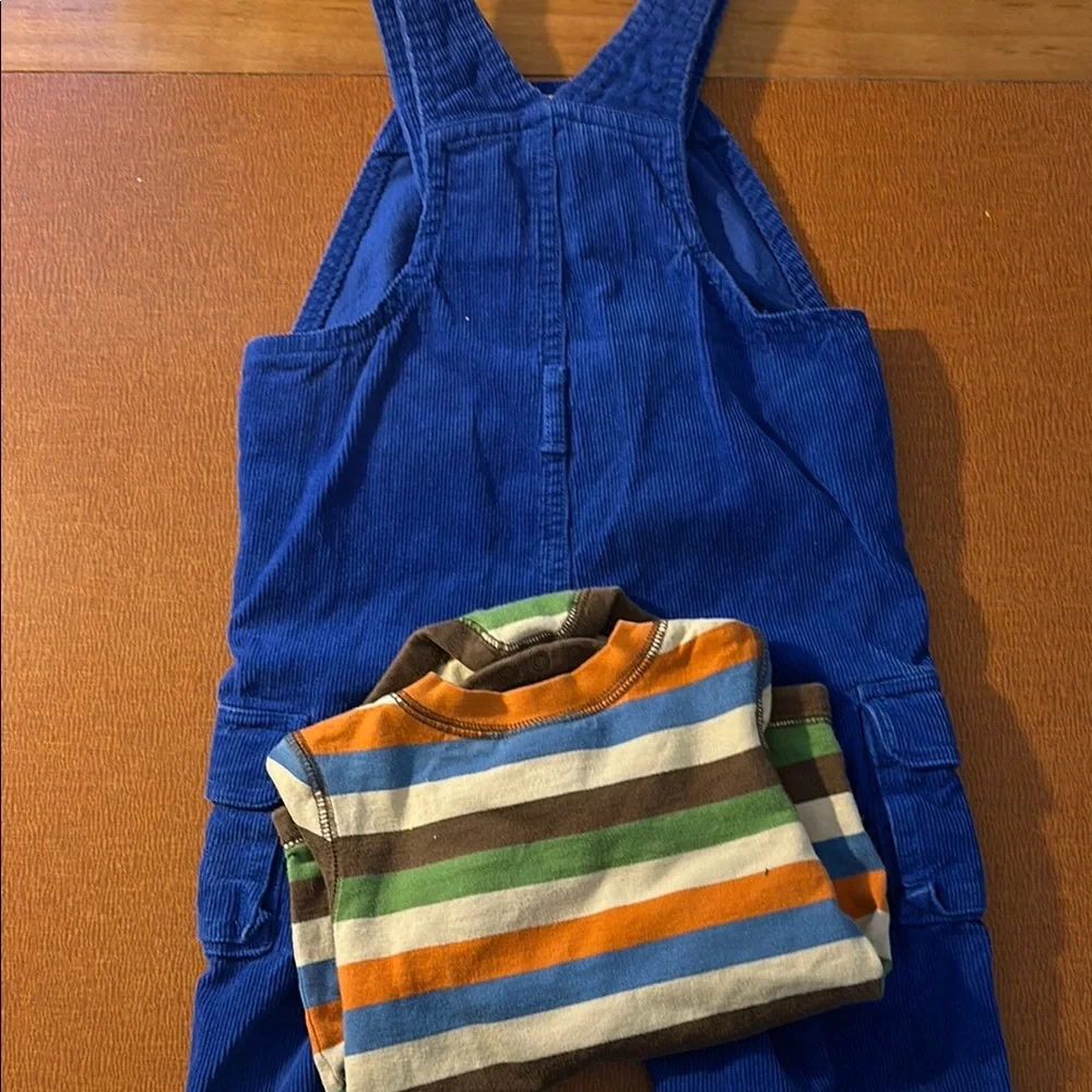 Gymboree Blue Denim Overalls with Owl‎